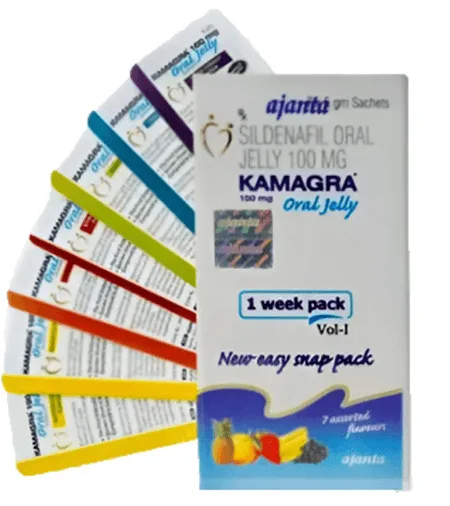 KAMAGRA ORAL JELLY 100MG (7 pack)